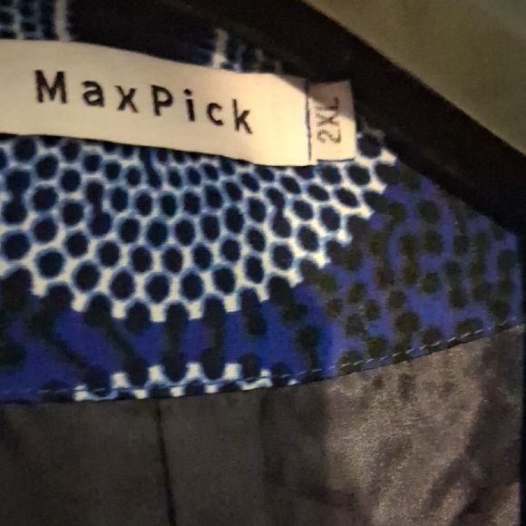 African Print Open Jacket Dress - Picture 2 of 2